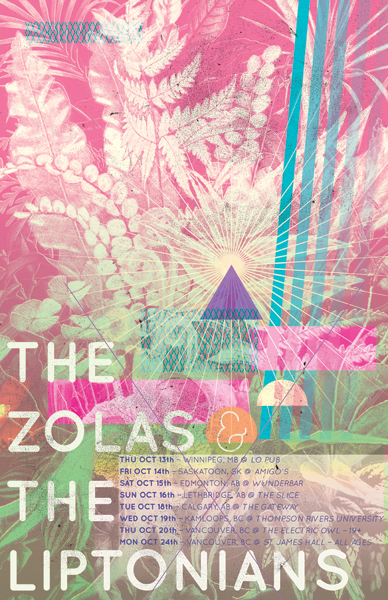 Almost home! Hard to believe (I’ve been away for a while). Here are the details for our Vancouver shows with The Liptonians.Oct 20th @The Electric Owl (w/Marta McKeever) Doors at 9pmTickets at Red Cat, Zulu or http://www.northerntickets.com/detail.php?id=248Oct 24th ALL AGES @St. James Hall (w/Hannah Epperson) Doors at 7p.Tickets at Red Cat, Zulu or http://www.northerntickets.com/detail.php?id=247
Tell your friends…they’ll probably fill up.  -Zach 